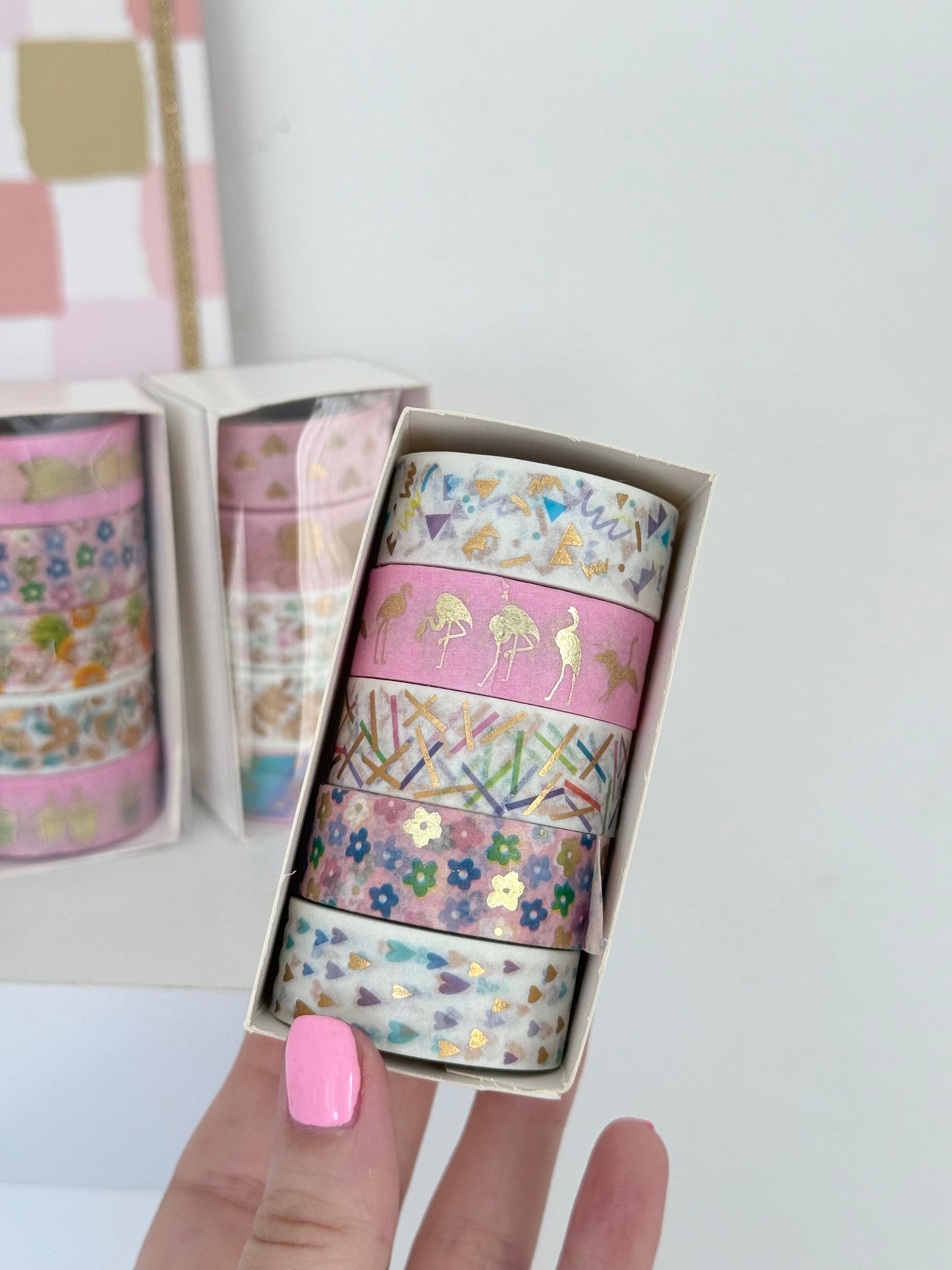 Washi tape set x 5 surtido