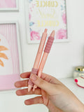 Lapicera Pink Heart retráctil
