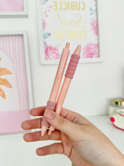 Lapicera Pink Heart retráctil