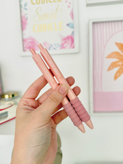 Lapicera Pink Heart retráctil