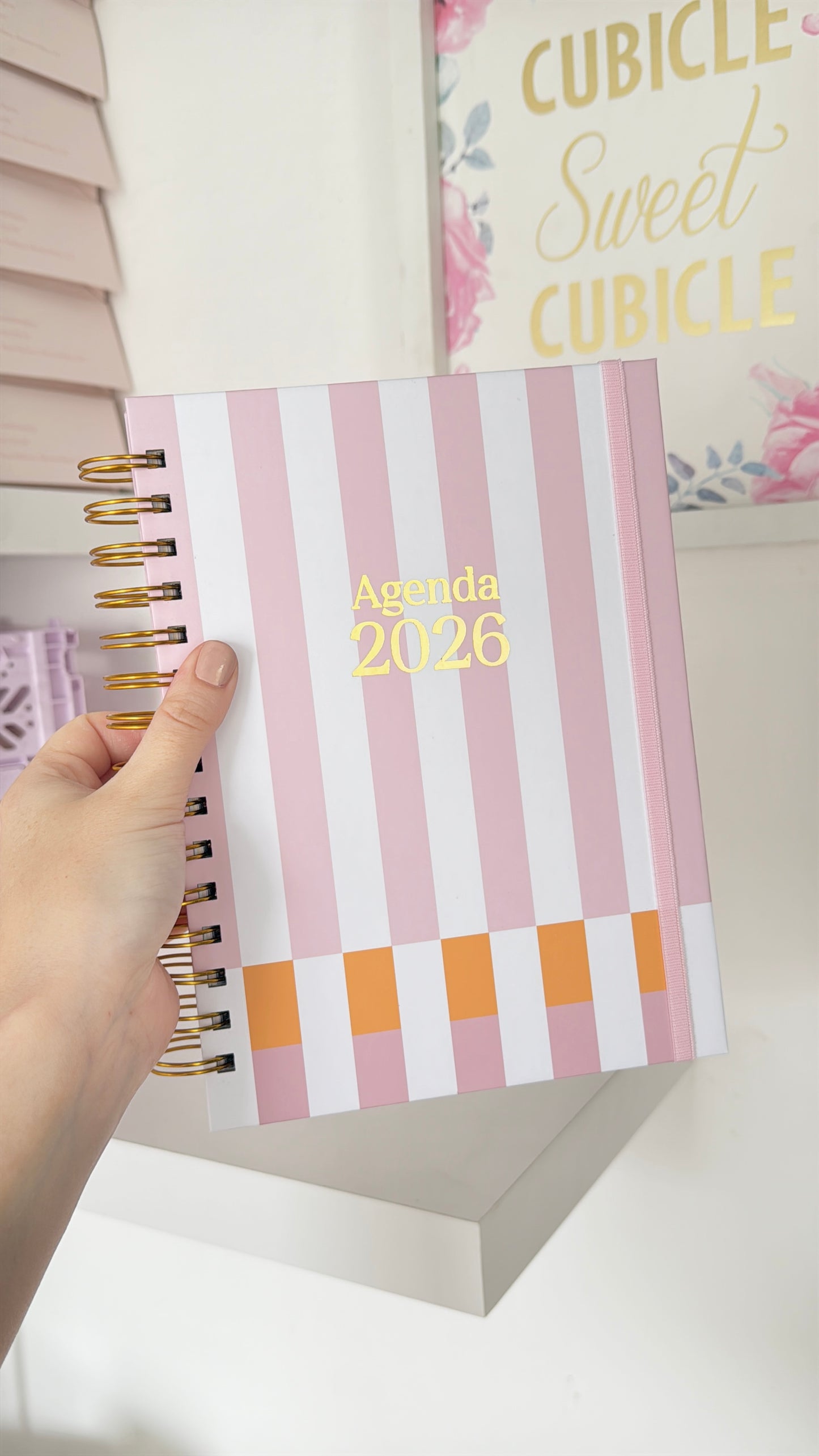Agenda Soft Pink 2026