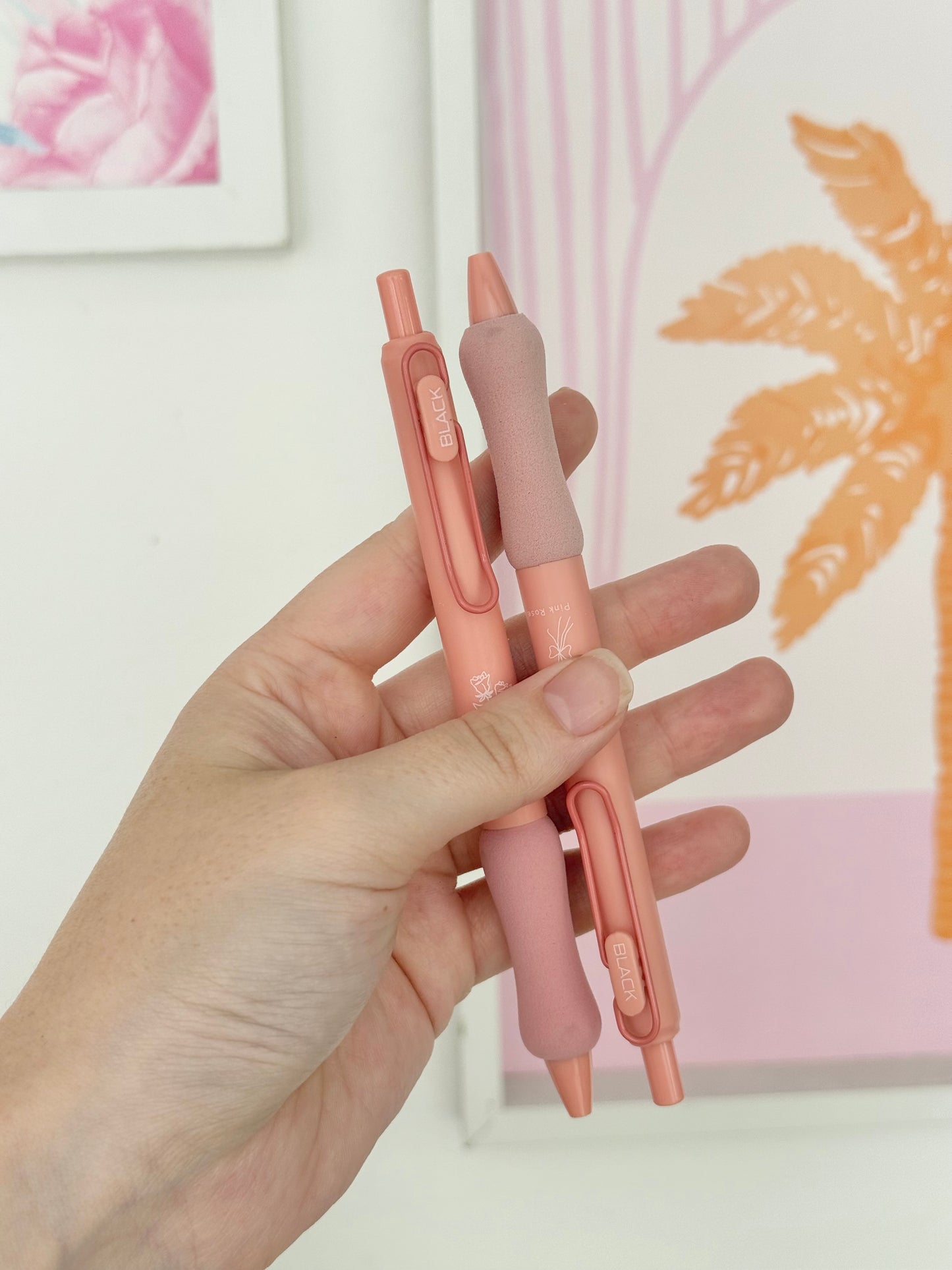 Lapicera flower retráctil