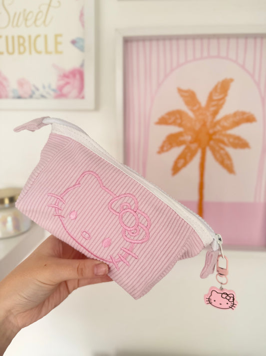 Cartuchera Hello Kitty con llavero