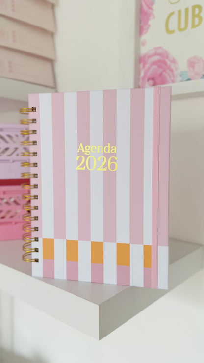 Agenda Soft Pink 2026