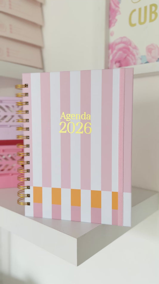 Agenda Soft Pink 2026